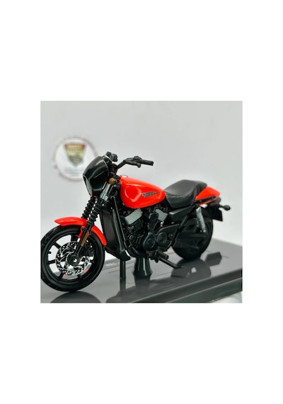 Harley Davidson Street 750 Maket Motor - 1:18 Maisto Kırmızı
