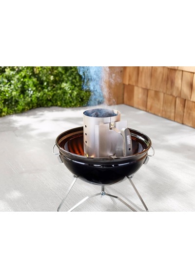 Kompakt Rapidfire Barbekü Şömine  , 15 Cm İki Güvenlik Saplı Alüminyum Barbekü Yangın Marş Marş Çelik Barbekü Kömür Brülörü Weber Barbekü Aksesuarları - Küçük 7447 Enerji Sınıfı A