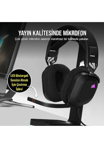 Corsair HS80 CA-9011237-EU RGB Oyuncu Kulaklığı