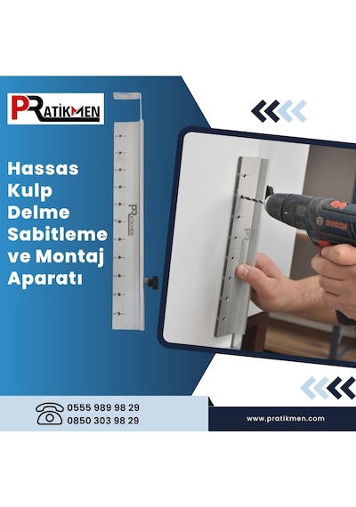 Hassas Kulp Delme Sabitleme Ve Montaj Aparatı 320 Mm