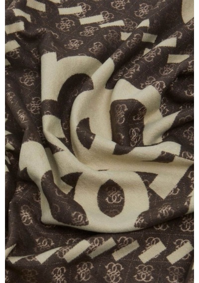 Guess Desenli Erkek Atkı Taş