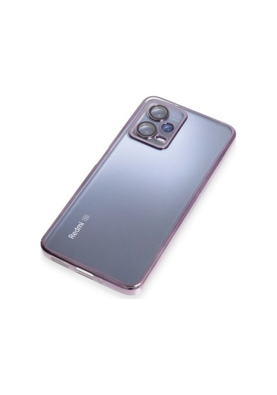 Xiaomi Redmi Note 12 5g Kılıf Razer Lensli Silikon - Mor 0.2M-Çok Renkli
