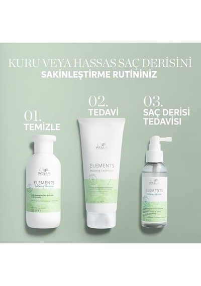 Elements Yatıştırıcı Şampuan 250 Ml - Kuru Ve Hassas Saç Derisi İçin