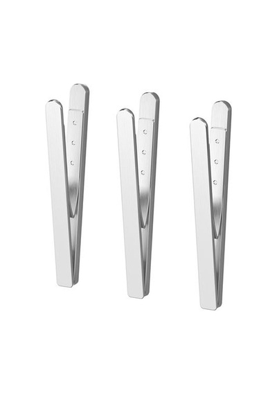 Ikea Kungsfors Mıknatıslı Klips, Paslanmaz Çelik, 3 Adet Çok renkli