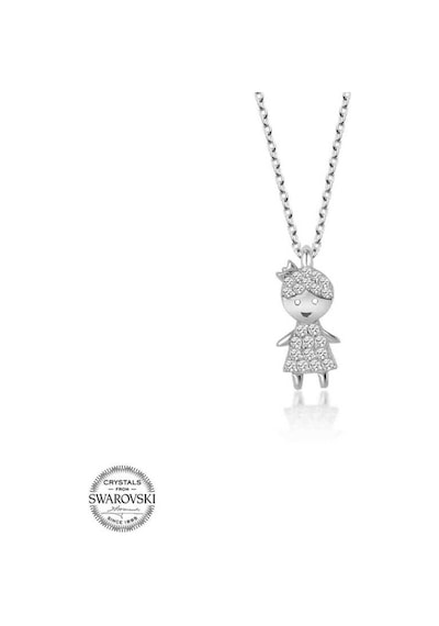 Swarovski Taşlı Gümüş Çocuk Kadın Kolye (520545234)