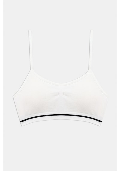 Penti Kız Çocuk White Seamless Pedli Beyaz Crop Üst Plncv4ea24ıy-whı Beyaz