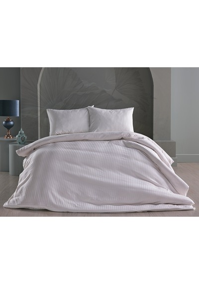 Saten Artline Nevresim Takımı Çift King Size - Beyaz