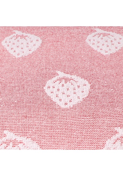 Soft Çilek Desenli El Havlusu - Kırmızı - 30x50 Cm Çok Renkli