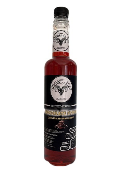 Black Ram Çikolata Aromalı Kokteyl Şurubu 750 ML
