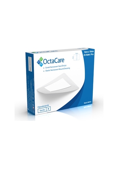 Octacare 20910 Steril Esnek Yara Örtüsü 9cm x 10cm 10 Adet