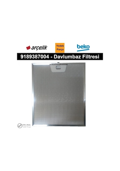 Blomberg Uyumlu Dkc 2060 Davlumbaz Filtresi Aspiratör Filtre 9189387004 - 465357279