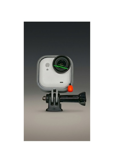Insta360 Go Ultra Uyumlu Dikey Çekim Ve Gopro Aksesuarları Montaj Aparatı Gri