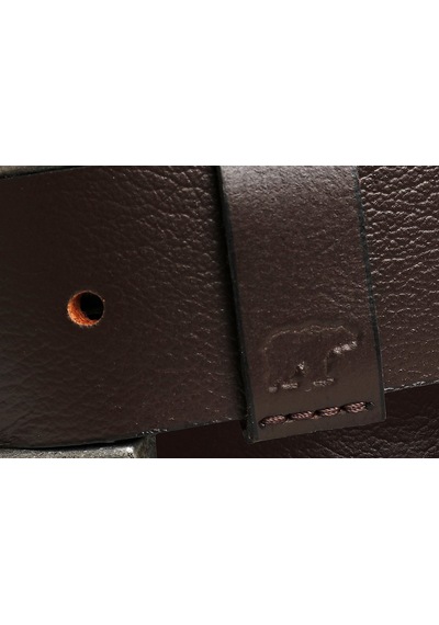 Bad Bear Point Belt Kahverengi Deri Erkek Kemer - 125 Cm Kahverengi