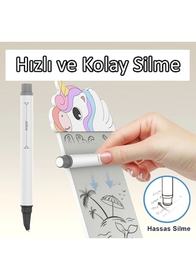 Mey İthalat Silikon Figürlü Manyetik Mini Yazı Tahtası 5,5" - 14 Cm Diğer