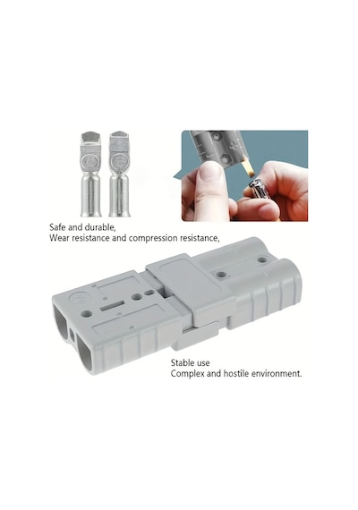 Meridiangoods Anderson 50a Soket Seti 12-24v Dc Hızlı Bağlantı 5 Parça