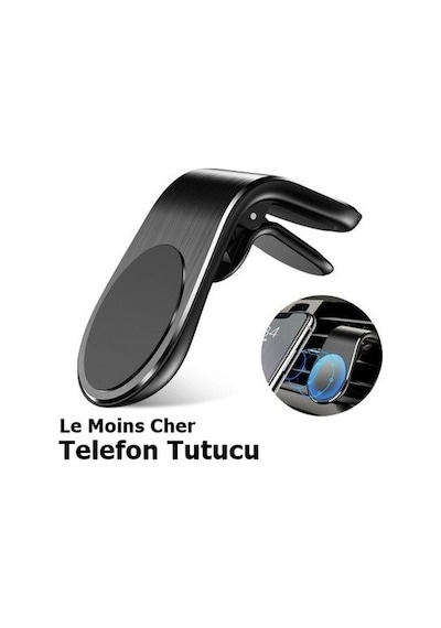 Peugeot 107 Mıknatıslı Siyah Araç Içi Telefon Tutucu