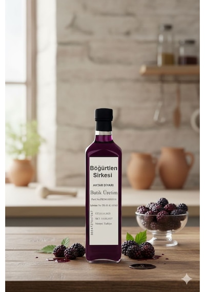 Aktar Diyarı Böğürtlen Sirkesi 500 ML