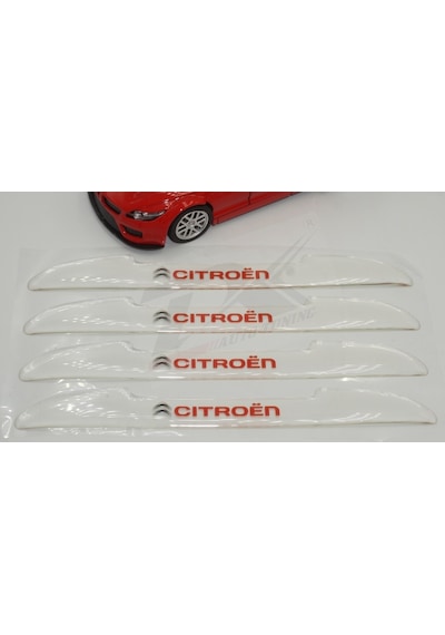 Citroen Logo Kapı Kenarı Koruma Şeffaf Kauçuk 3M Band New Style