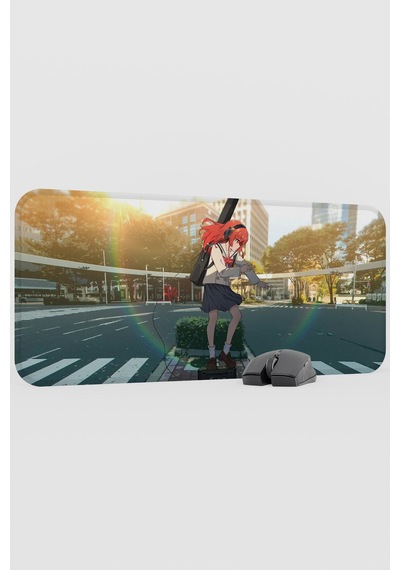 Bochi The Rock Anime V3 - 70x30 Xl Gaming Kauçuk Kaymaz Taban Mouse Pad Fare Altlığı