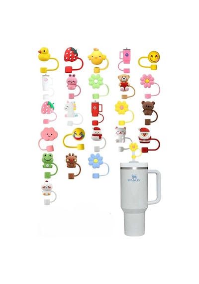 4 Adet Stanley Quencher Uyumlu Pipet Kapağı Toz Kapak