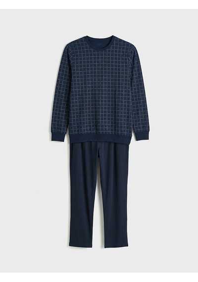 Lc Waikiki Lc Waıkıkı Lacivert Standart Kalıp Erkek Pijama Takım