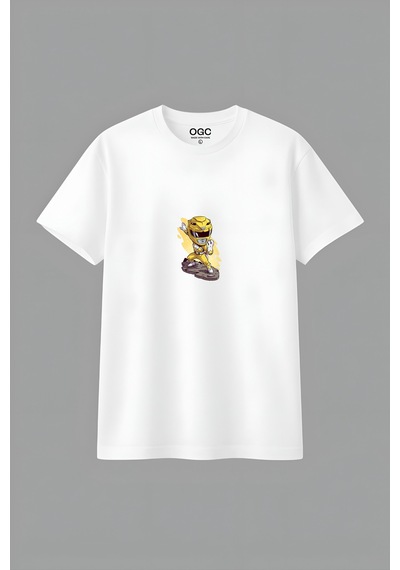 Ogc Yellow Ranger Unısex T-shırt Beyaz