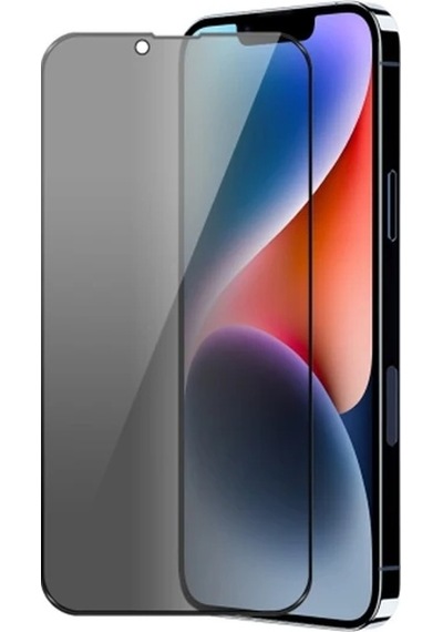 Ally İphone 14 Plus 6.7 3d Full Privacy Gizlilik Cam Ekran Koruyucu Anti-spy- 5775
