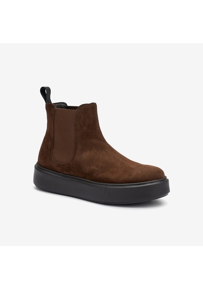 Cacao Dark Brown Bot Kadın 41c2 Frau Waxy Chelsea Boot Acı Kahverengi