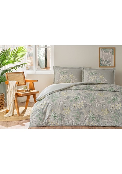 Özdilek Green Leaf Çift Kişilik Nevresim Takımı Çok Renkli