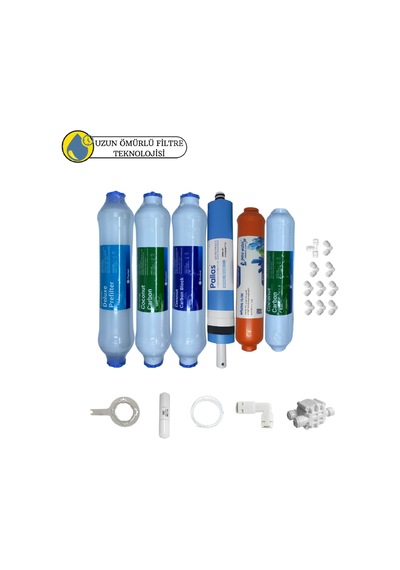 Fluxtek Kapalı Kasa Su Arıtma Cihazlarına Uygun Sertifikalı 6lı Pera Water Mineral Pallas Mebran