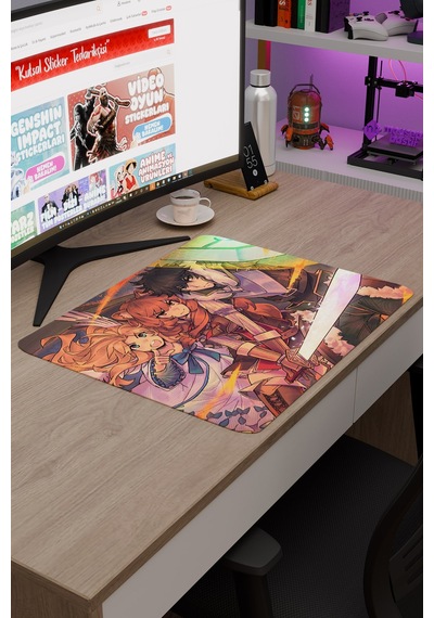 The Rising Of The Shield Hero Dikişli Kauçuk Oyuncu Mousepad V4 - 48x40 Xl Gaming Mouse Pad