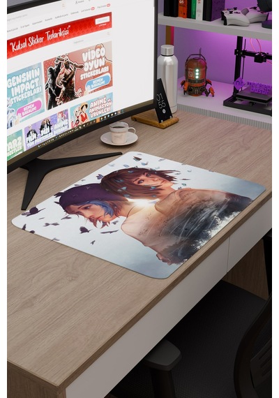 Life İs Strange Kaymaz Dikişli Kauçuk Oyuncu Mousepad V3 - 48x40 Xl Gaming Mouse Pad Fare Altlığı