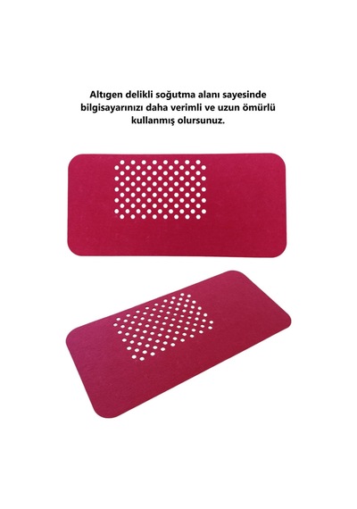 Keçe Bilgisayar Mouse Pedi Masa Üstü Düzenleyici Mat 70x32 Cm Açık Grii