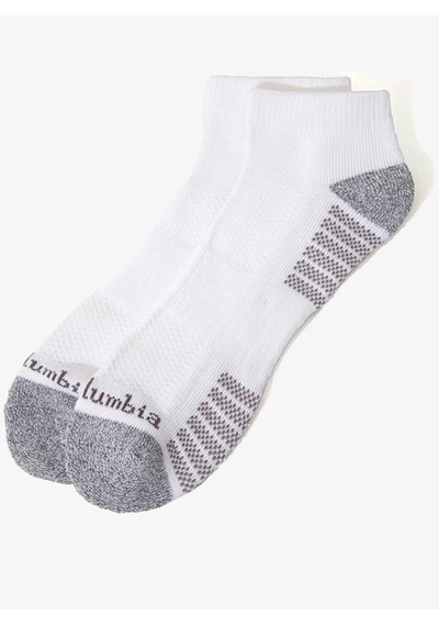 Columbia C1184 Athletic Fashion No-show With Pique Footbed 6'lı Kadın Çorap Beyaz