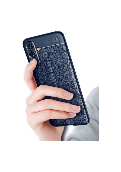 Galaxy A13 5G Kılıf Zore Niss Deri Desenli Silikon Kılıf