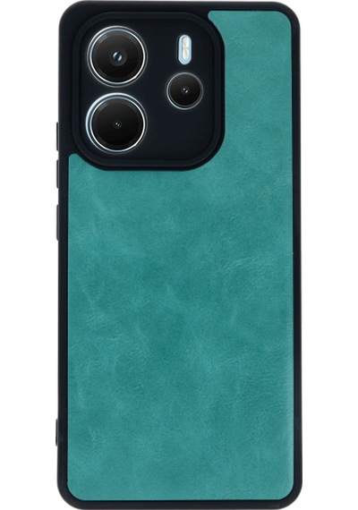 Newface Xiaomi Redmi Note 14 4g Kılıf Aras Deri Kapak - Açık Yeşil Açık Yeşil