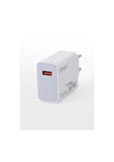 Tonex 67w Turbo Başlık Usb Kablo Şarj Seti Turbo Şarj Saniye Sayar 67w 6a - Ty67w