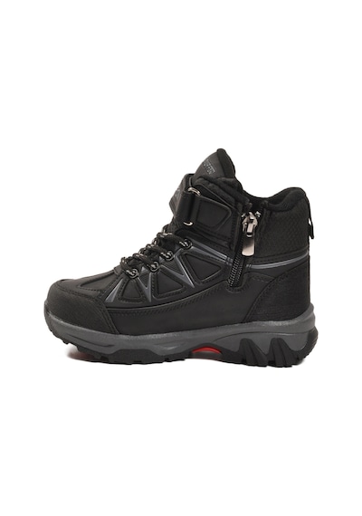 Siyah Polarlı Kaymaz Taban Çocuk Outdoor Bot 2301 P Siyah-siyah