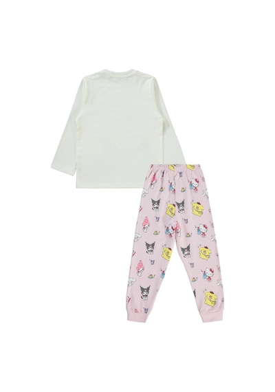 Kuromi 2-5 Yaş Pijama Takımı Ekru