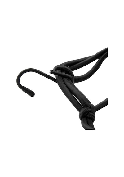 Kırmızı 40x40 Cm Motosiklet Elastik Kask Halat Kablosu Bagaj  Bungee Net -