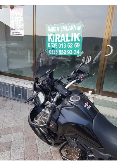 2016-19 Honda Africa Twin Crf1000 Uzun Ön Cam Zeus Açık Füme 58 CM 4 CM