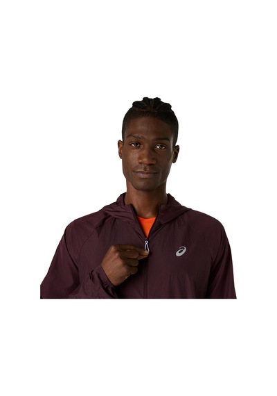 Asics Road Packable Jacket Erkek Bordo Ceket 2011d084-600
