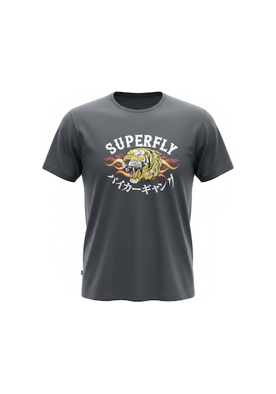 Superfly Erkek T-shırt Spf2323606 Spf.01 Antrasit