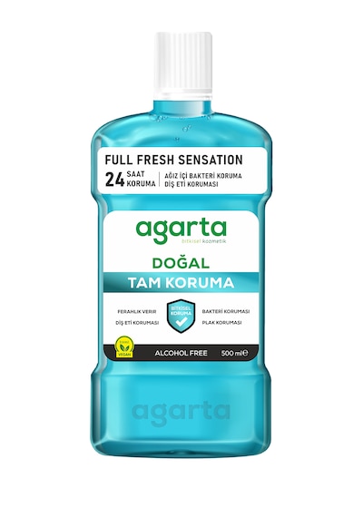 Agarta Tam Koruma Alkolsüz Ağız Bakım Suyu 500 ML