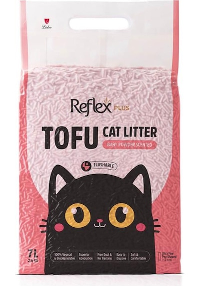 Reflex Plus Tofu Bebek Pudra Kokulu Kedi Kumu 7 Lt