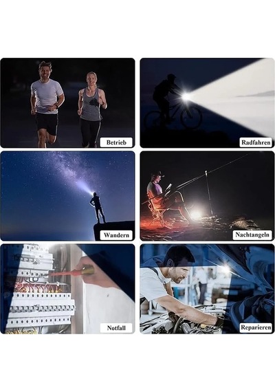 Mini Taşınabilir Led Çok Fonksiyonlu Fener Bx40 Açık Ahşap
