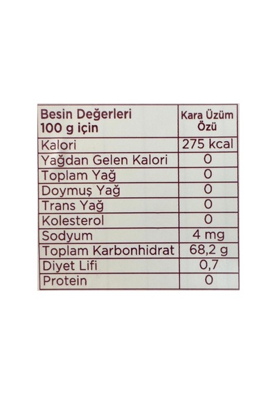 Katkısız Kara Üzüm Özü, 640 G,şekersiz,soğuk Pres İle Üretim,%100 Kara Üzüm