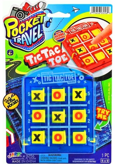 Jaru Pocket Travel 3256 Tic Tac Toe Kartela 1 Adet 4+
