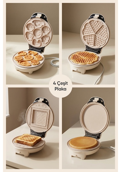 Fressi FR-TM59 1000 W Tost Ve Waffle Makinesi