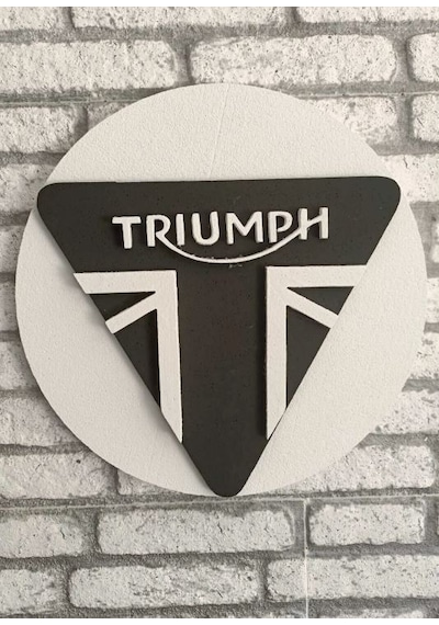 Trıumph Araba Logo 50x50 Trıumph Araba Logosu 3d Trıumph Logo Strafor Logo Trıumph